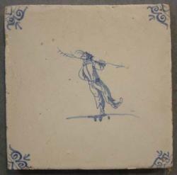 Schaatser met ijshaak