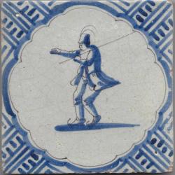 Schaatser met ijshaak