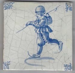 Schaatser met ijshaak