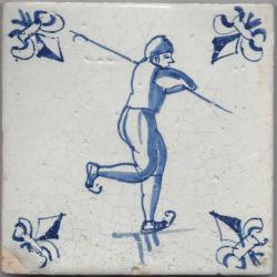 Schaatser met ijshaak