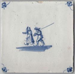 Twee schaatsers, meisje en jongen