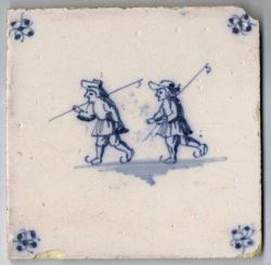 Twee schaatsers met ijshaak