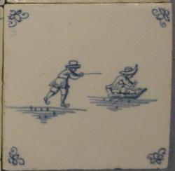 Schaatser en prikslee