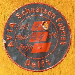 AVIA Schaatsenfabriek Delft, firma G.J. Jense