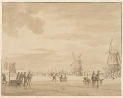 Wintergezicht Blaauwhoofd (Barentzplein) Amsterdam