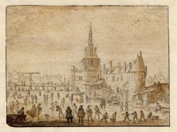 Blauwpoort, exterieur landzijde