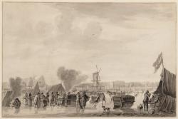 Turfhandel op de Amstel