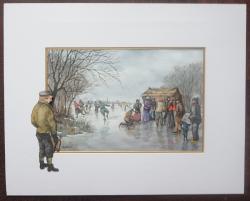 IJstafereel met koek en zopie