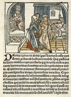 Bezoek dokter Sonderdanc aan de zieke Lidwina