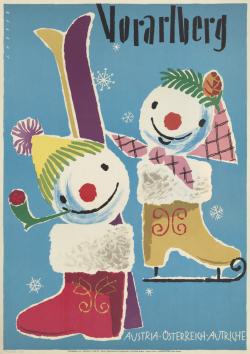 Affiche Vorarlberg (Oostenrijk)