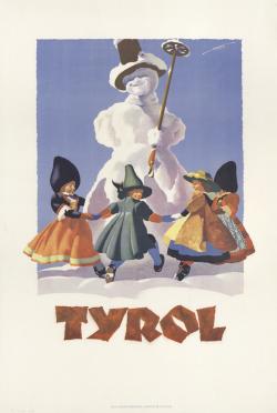 Affiche Tyrol (Oostenrijk)