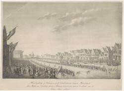 Schaatswedstrijd te Harlingen, 1829