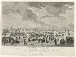 IJspret op de bevroren Maas bij Rotterdam