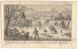 Divertissemens des Hollandais pendant la Gelée