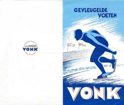 Buitenkant folder Schaatsfabrikant Vonk