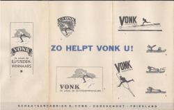 Folder "Zo helpt Vonk U" voorzijde