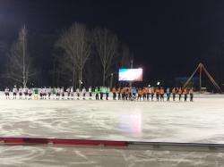 Nederland - Duitsland tijdens WK Bandy 2016