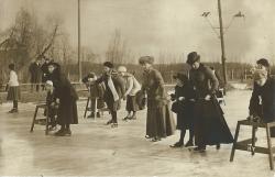 Januari 1917 IJsbaan Haagsche Ysclub