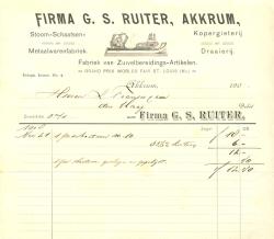 Rekening G.S. Ruiter, Akkrum