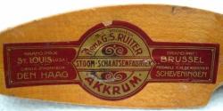 G.S. Ruiter, Akkrum; Etiket op model 41 Fijne Baanschaats