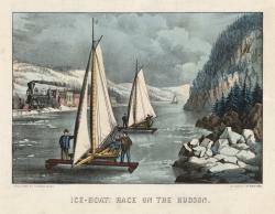 Ice-boat on the Hudson, VS