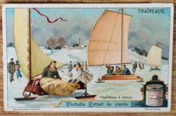 Reclame plaatje ijszeilboten