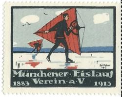Reclamezegel Münchener Eis Verein