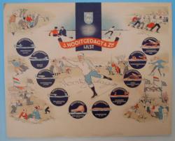 Inpakpapier voor schaatsen J. Nooitgedagt, IJlst