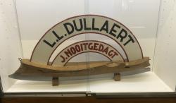 Reclameschaats J.Nooitgedagt, IJlst met J.J. Dullaert