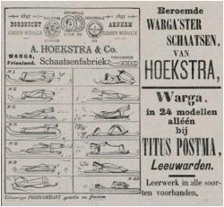 Advertentie A.K.Hoekstra&Co Warga