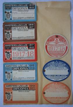 Bewijs van toegang 1915-1920