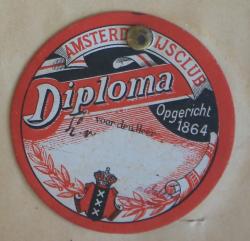 Bewijs van toegang Diploma 1890-1891