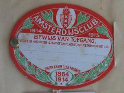 Bewijs van toegang één kind onder 16 jaar of dame 1914-1915, geintroduceerd