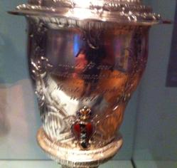 Bokaal uitgereikt aan Jaap Eden, wereldkampioen 1893