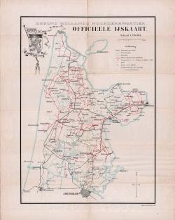 Officieele IJskaart IJsbond Hollands Noorderkwartier (1904)
