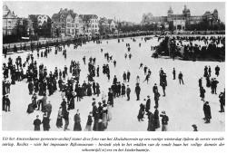 IJsbaan Museumplein tijdens Eerste Wereldoorlog