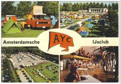 Briefkaart camping AYC aan IJsbaanpad