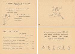 Kaart met informatie over contributie ca.1942 - 1947