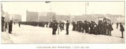 Internationale hardrijderij Museumplein 7 januari 1891