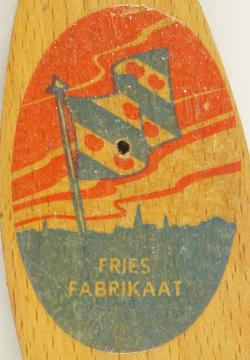 Etiket voor schaatsen T.Nijdam, Akkrum