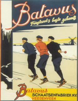 Affiche Batavus Schaatsenfabriek