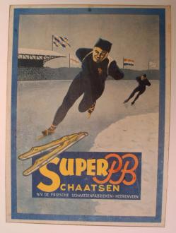 Affiche N.V.De Friesche Schaatsenfabriek