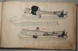 Voorbeeldboek (Musterbuch) bladzijde schaatsen