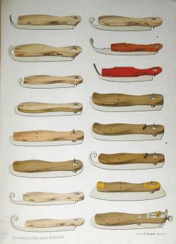 Voorbeeldboek (Musterbuch) bladzijde schaatsen