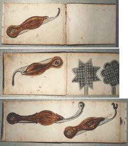 Voorbeeldboek (Musterbuch) bladzijden schaatsen