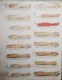 Voorbeeldboek (Musterbuch) bladzijde schaatsen, Remscheid