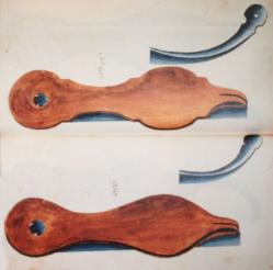 Voorbeeldboek (Musterbuch) bladzijde schaatsen