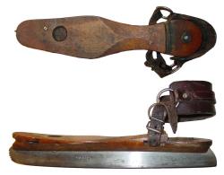 Houten kunstschaats ca. 1900