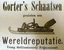 Advertentie in Nederlandsche Sport 1 januari 1898