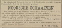 Advertentie in Provinciale Overijsselsche en Zwolsche Courant 16 november 1894
